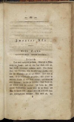Erste [bis] Sechste Scene