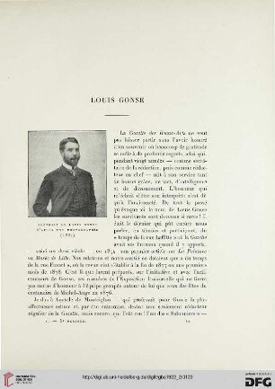 5. Pér. 5.1922: Louis Gonse