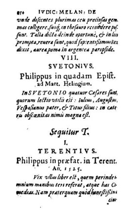 I. Terentivs. Philippus in præfat. in Terent. An. 1525.