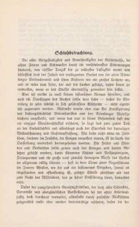 Schlußbetrachtung