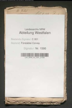 Erbansprüche der von Exter, von Post und von Brinck am Amt Iggenhausen
