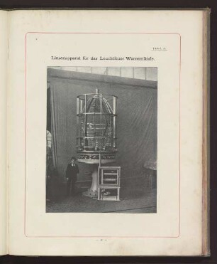 TAFEL 33. Linsenapparat für das Leuchtfeuer Warnemünde.