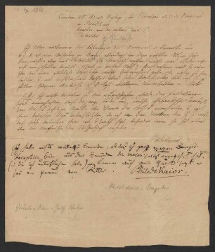 Brief an Giacomo Meyerbeer und Carl Maria von Weber an Harmonischer Verein : 02.08.1811