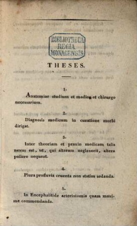 Positiones selectae ex universa medicina et chirurgia