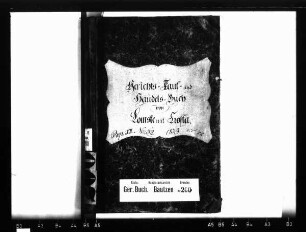 Gerichtshandelsbuch der Rittergüter Crosta und Lomske (südöstl. Königswartha)