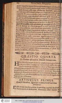 QUAESTIO QUARTA.