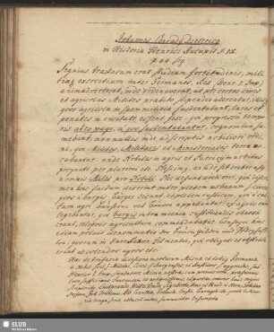 1. Titul. Von denen Einwohnern hießiger Stadt und Pflege insgemein.