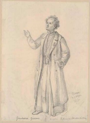 Bildnis Giuliani, Giambattista (1818-1884), Philologe, Danteforscher