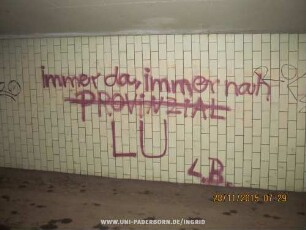 immer da immer nah PROViNZiAL | LU L.B.