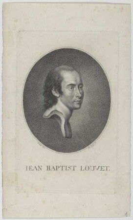 Bildnis des Iean Baptist Louvet