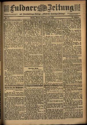 Ausgabe vom Montag, den 02. Dezember 1901.