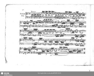 Prelude [und] Fuga XVI.