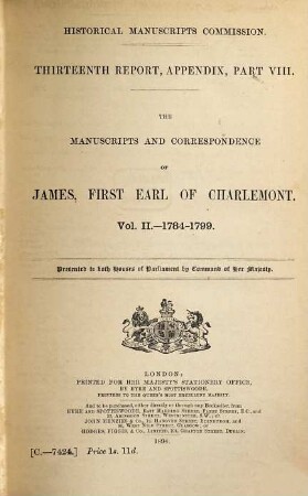 Report. 13. 1892 (1894), Appendix part 8