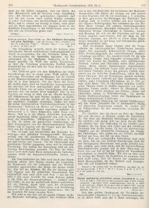 104-106 [Rezension] Statuta capitulorum generalium Ordinis Cisterciensis ab anno 1116 ad annum 1786