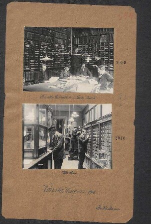 Die alte Bibliothek in Gent. Archiv