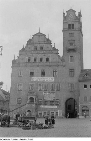 Ansicht des Rathauses