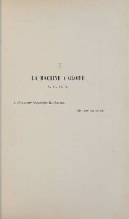 La machine a gloire