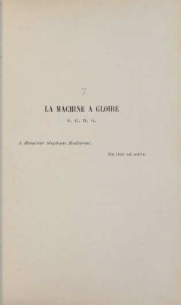 La machine a gloire