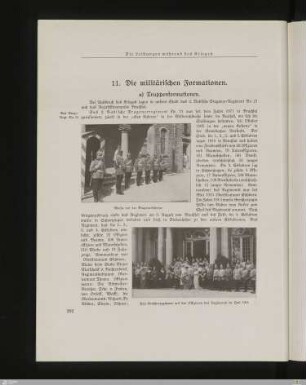 11. Die militärischen Formationen