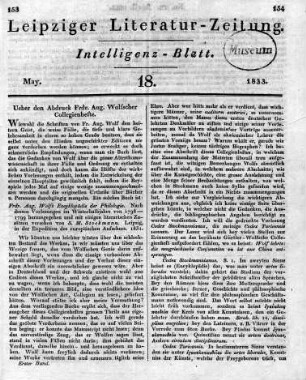 1833-05 : 18. Stück