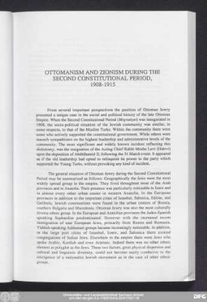 [III. Ottoman Ethnicities]