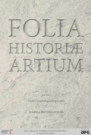 NS: 17: Folia Historiae Artium