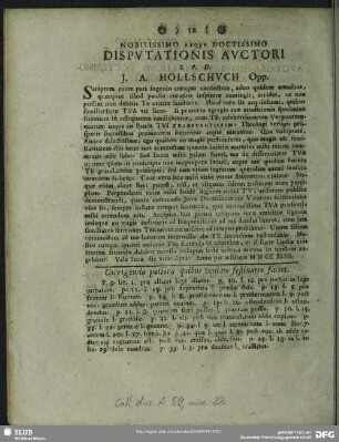 Corrigenda potiora quibus veniam festinatio faciet