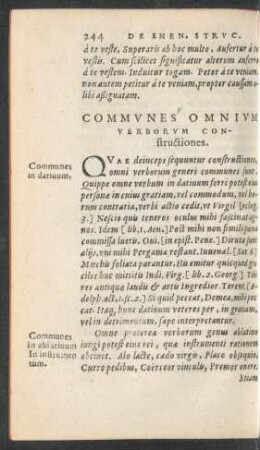 Communes Omnium Verborum Constructiones.