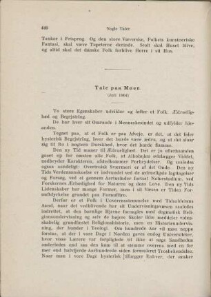 Tale paa Møen. (Juli 1904)