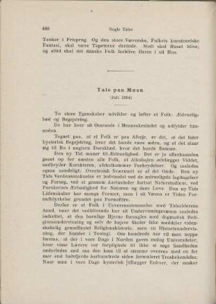 Tale paa Møen. (Juli 1904)