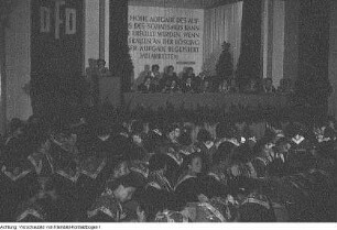 Dresden, Bezirkskonferenz und Kreiskonferenz des Demokratischen Frauenbundes Deutschlands (DFD), Oktober 1952