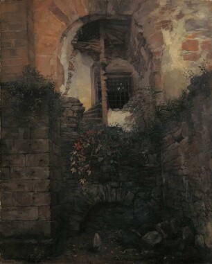 Wendeltreppe im Heidelberger Schloß
