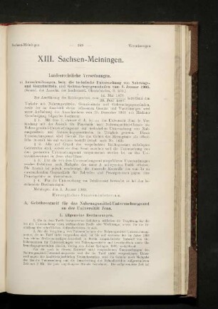 XIII. Sachsen-Meiningen