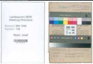 Entnazifizierung Josef Neyer , geb. 24.02.1908 (Feuerwehrkraftfahrer)