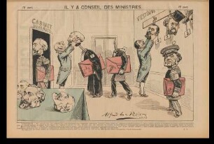 Il y a conseil des ministres