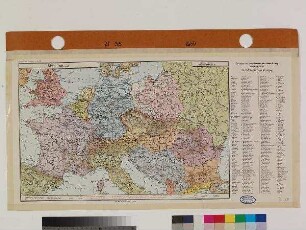 Karte von Mitteleuropa