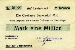 Mark eine Million