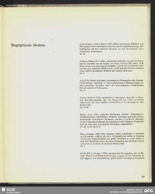 Biographische Notizen