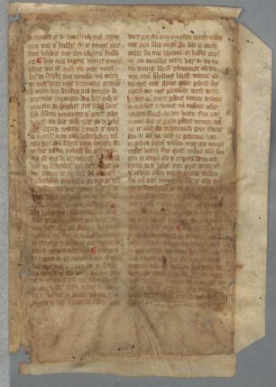 Berthold von Regensburg: Predigten (Fragment) - BSB Cgm 7317