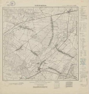 4263 (alte Nr.: 2412) Schlichtingsheim, Meßtischblatt (4cm - Karte)
