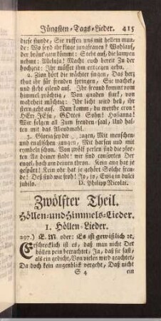 Höllen-Lieder.