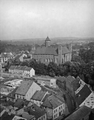 Lidzbark Warminski / Heilsberg (Polen), ehem. Burg der Bischöfe von Ermland, von Norden
