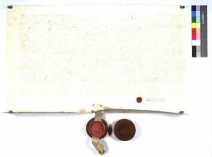 Lehenrevers von Christoph Heinrich von Woellwarth zu Fachsenfeld für sich und Konsorten von der Woellwarth-Fachsenfelder Linie gegen Propst Franz Georg zu Ellwangen über den Mantelhof, Hofherrnhof, Affalterried, Rötenberg (Rettenberg), Treppach, Ober- und Unterrombach, das Fischwasser zu Unterböbingen die Rems gen. und den Klotzbach