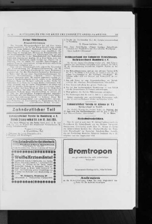Reichsverband der Zahnärzte Deutschlands, Bezirksverband Hamburg e.V.