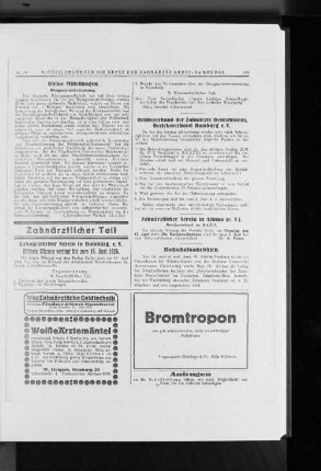 Reichsverband der Zahnärzte Deutschlands, Bezirksverband Hamburg e.V.
