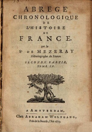 Abrege Chronologique De L'Histoire De France, 4
