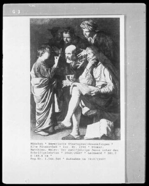 Der zwölfjährige Jesus unter den Schriftgelehrten