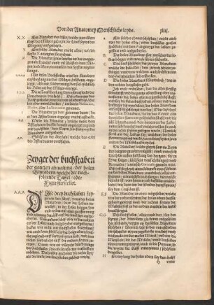 Zeyger der buchstaben der gantzen abmalung/ der holen Blutadern ...