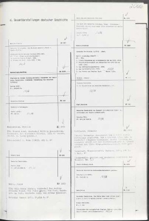 d. Gesamtdarstellungen deutscher Geschichte