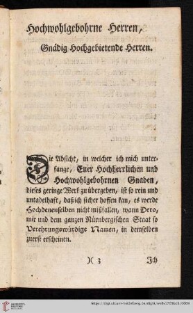 Hochwohlgebohrne Herren, Gnädig Hochgebietende Herren